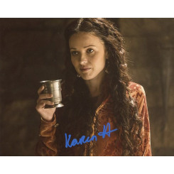 autographe de Karen HASSAN, signed autographed picture of Karen Hassan