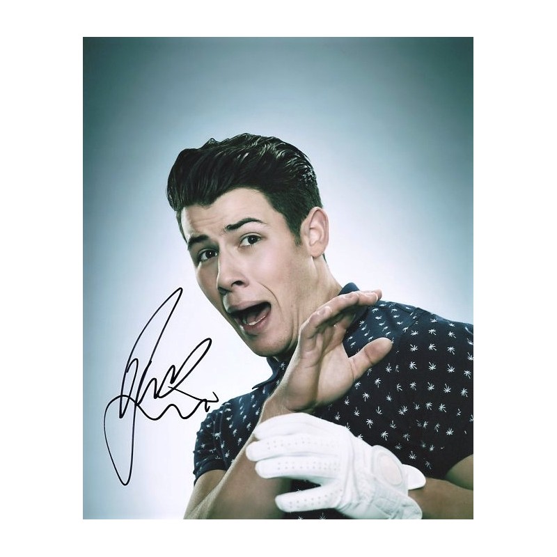 Signed Autograph JONAS Nick (Jonas Brothers) - All-Autographes.com