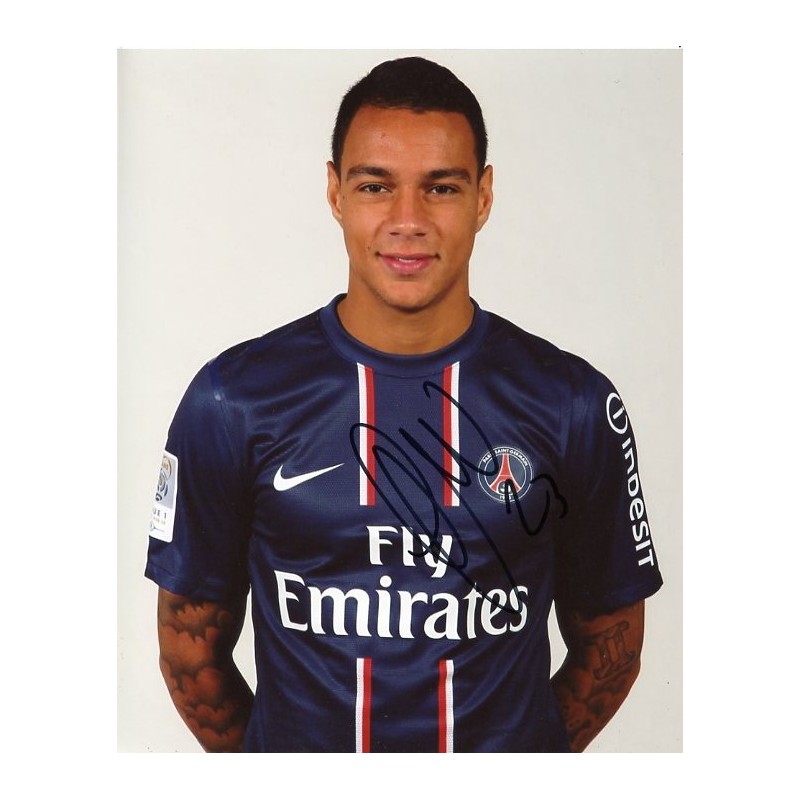 Signed Autograph VAN DER WIEL Gregory (PSG) 