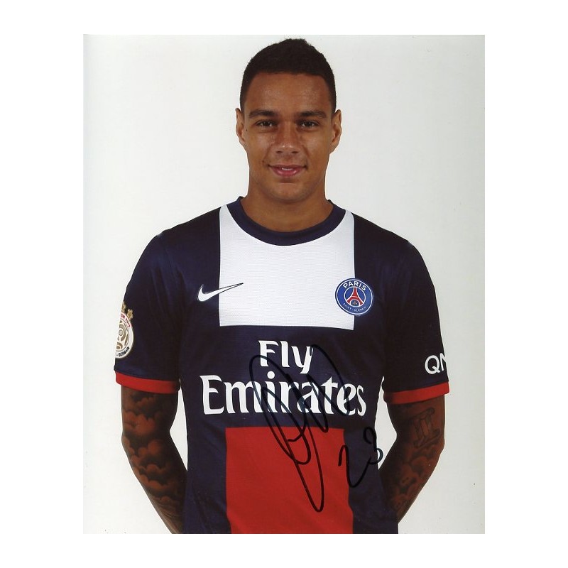 Signed Autograph VAN DER WIEL Gregory (PSG) 