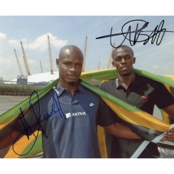 BOLT Usain + POWELL Asafa