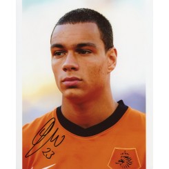 Netherlands Gregory Van Der Wiel Autographed Signed 8x10 MLS Photo COA #4