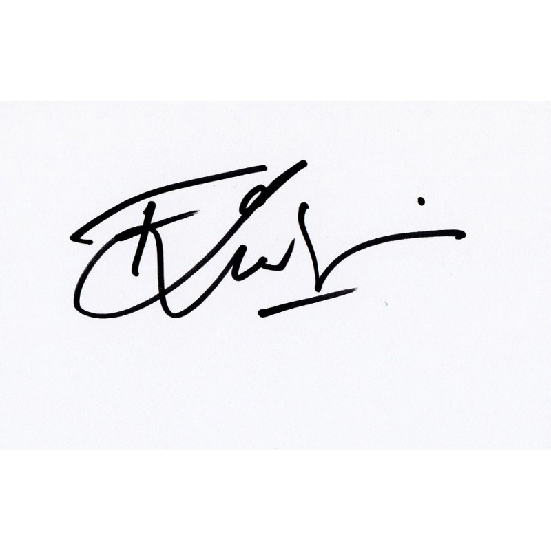 Signed Autograph LUCHINI Fabrice - All-Autographes.com