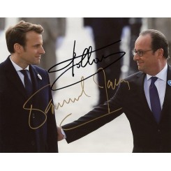 HOLLANDE François + MACRON...