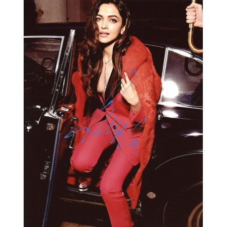 Signed Autograph PADUKONE Deepika - All-Autographes.com